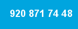 920 871 74 48 920 871 74 48